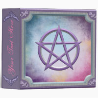 Pink and Purple Pentacle Book Of Shadows