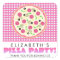 Pink and Purple Pizza Party Favour Stickers