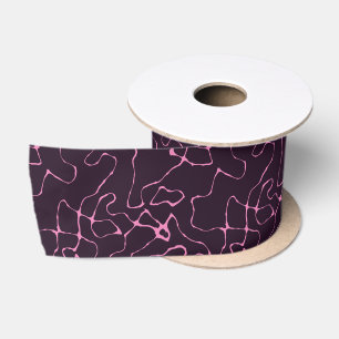 pink and purple  satin ribbon