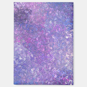 Pink And Purple Sequins Bling Magnet