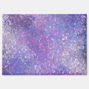 Pink And Purple Sequins Bling Magnet