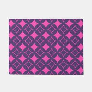 Pink and purple shippo doormat