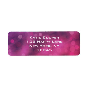 Pink and Purple Sparkling Lights Bokeh Pattern