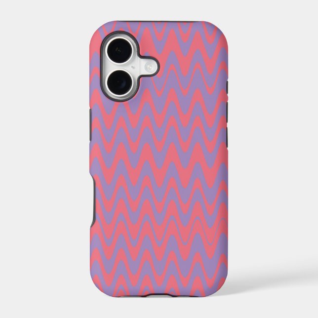 Pink and purple wavey pattern (Back)