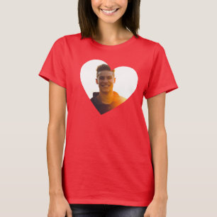 PINK AND RED   BE MY VALENTINES   CUSTOM PHOTO T-Shirt