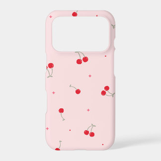Pink and red cherry Phone Case