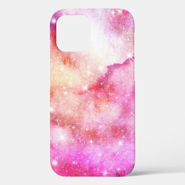 Pink And Red Galaxy Pattern Case-Mate iPhone Case (Back)