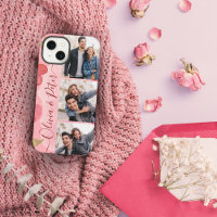 Pink and red hearts couple names 3 photos Love