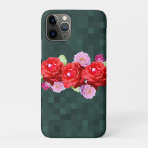 Pink And Red Rose Garland, iPhone 11 Pro Case