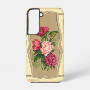 Pink and Red Roses Painting Samsung Galaxy Case