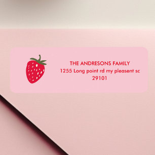 Pink and Red Strawberry