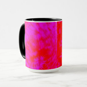 Pink And Red Tie Dyed, Coffee Mug