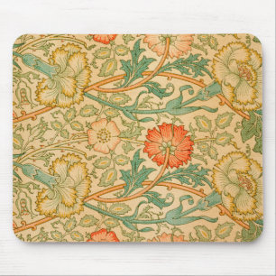 Pink and Rose by William Morris (1834-1896). Mouse Pad