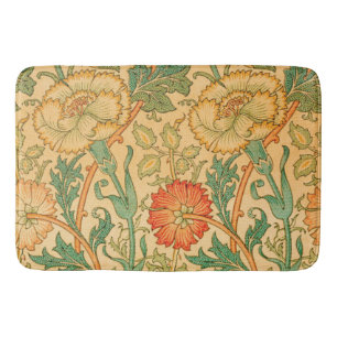 Pink and Rose by William Morris Bath Mat