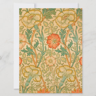 Pink and Rose Pattern (by William Morris) Card
