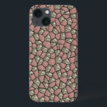 Pink and Silver Glitter Geometric Block Phone Case<br><div class="desc">A pink and silver glitter geometric pattern covers this phone case and gives it a pretty and unique look.</div>