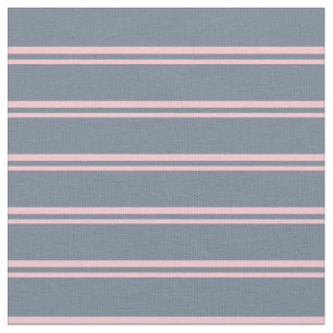 Pink and Slate Grey Pattern Fabric