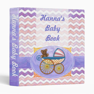 Pink and Stinky Baby Stuff Binder