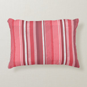 Pink and Stinky Stripes Accent Pillow