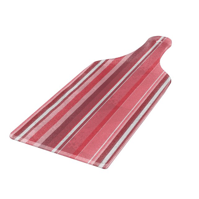Pink and Stinky Stripes Cutting Board (Corner)
