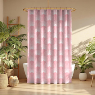 Pink and white art-deco seamless pattern 2