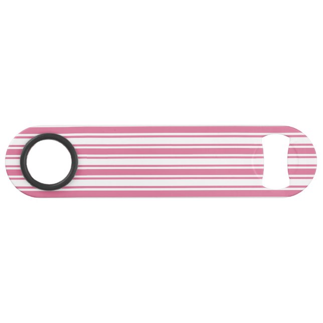 Pink and white candy stripes bar key (Front (Horizontal))