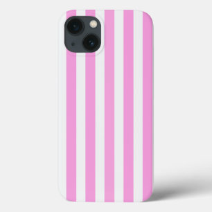 Pink and white candy stripes Case-Mate iPhone case