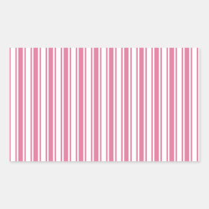Pink and white candy stripes sticker