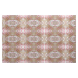 Pink and White Carnation Floral Patterned Fabric