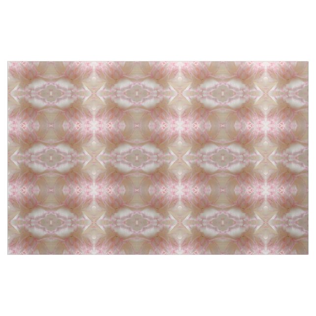 Pink and White Carnation Floral Patterned Fabric (Fat Quarter)