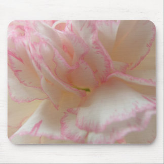 Pink and White Carnation Mousepad