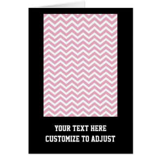 Pink and white chevron