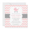 Pink and White Chevron, Stroller, Baby Girl Shower