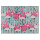Pink And White Crowd Of Flamingos