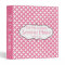 Pink and White Customized Lesson Plan Binder