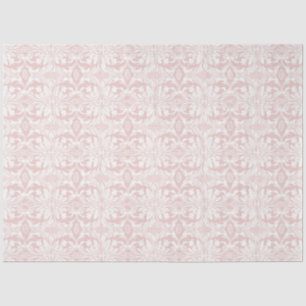 Pink and White Floral Pattern Christmas Tissue Paper