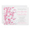 Pink and White Floral Wedding Invitation