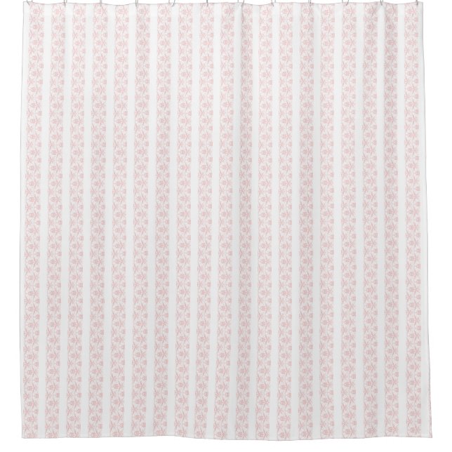 Pink and White Lace Stripe Vintage Style (Front)