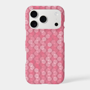 pink and white layered dots