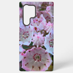 Pink and White Mountain Laurel Flowers Samsung Galaxy Case