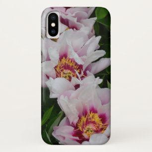 Pink and white peony flowers Case-Mate iPhone case