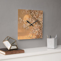 Pink and White Plum Blossoms in Moonlight, Shizan