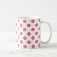 Pink and white polka dots