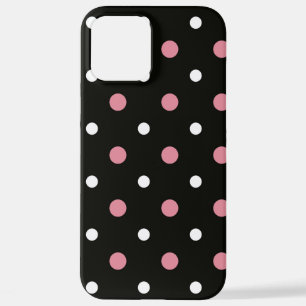 pink and white polka dots iPhone 12 pro max case