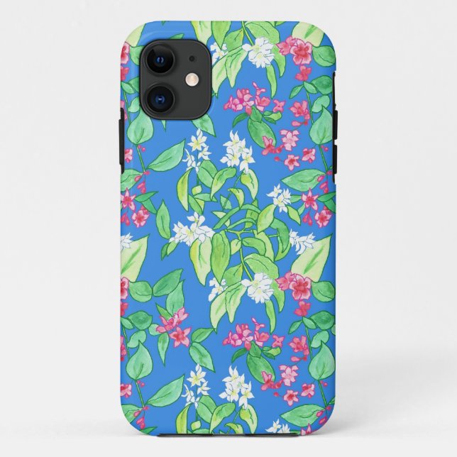 Pink and White Spring Blossom iPhone 5 Coque (Dos)