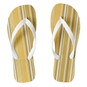 Pink and white Stripe Flip Flops