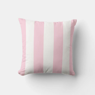 Pink and White Striped   Cabana Outdoor Pillow