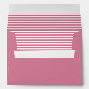 Pink and White Striped Envelopes