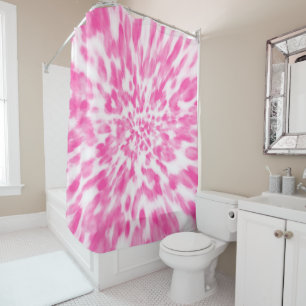 pink and white tie-dyed