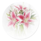 pink and white tiger lilies